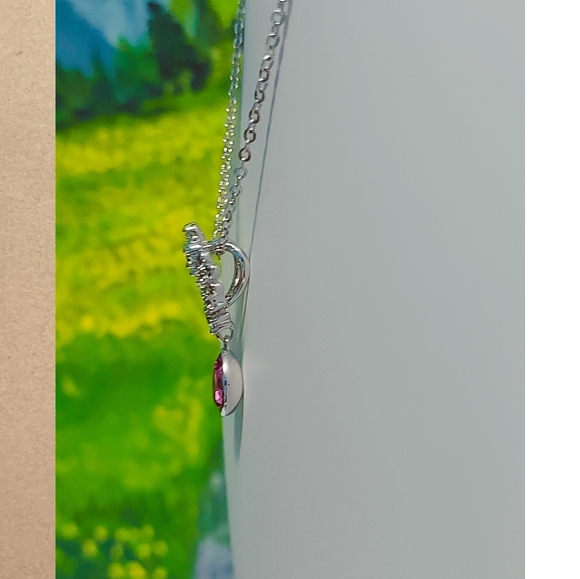 Swarovski Crystal Pendant Necklace 16 ext. 18 in. - Picture 4 of 10